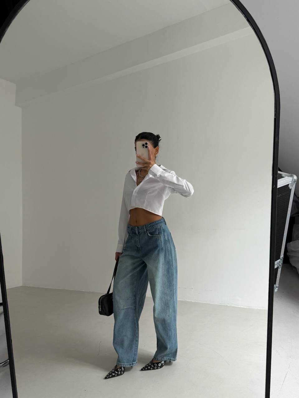 Blue Arc Baggy Jeans
