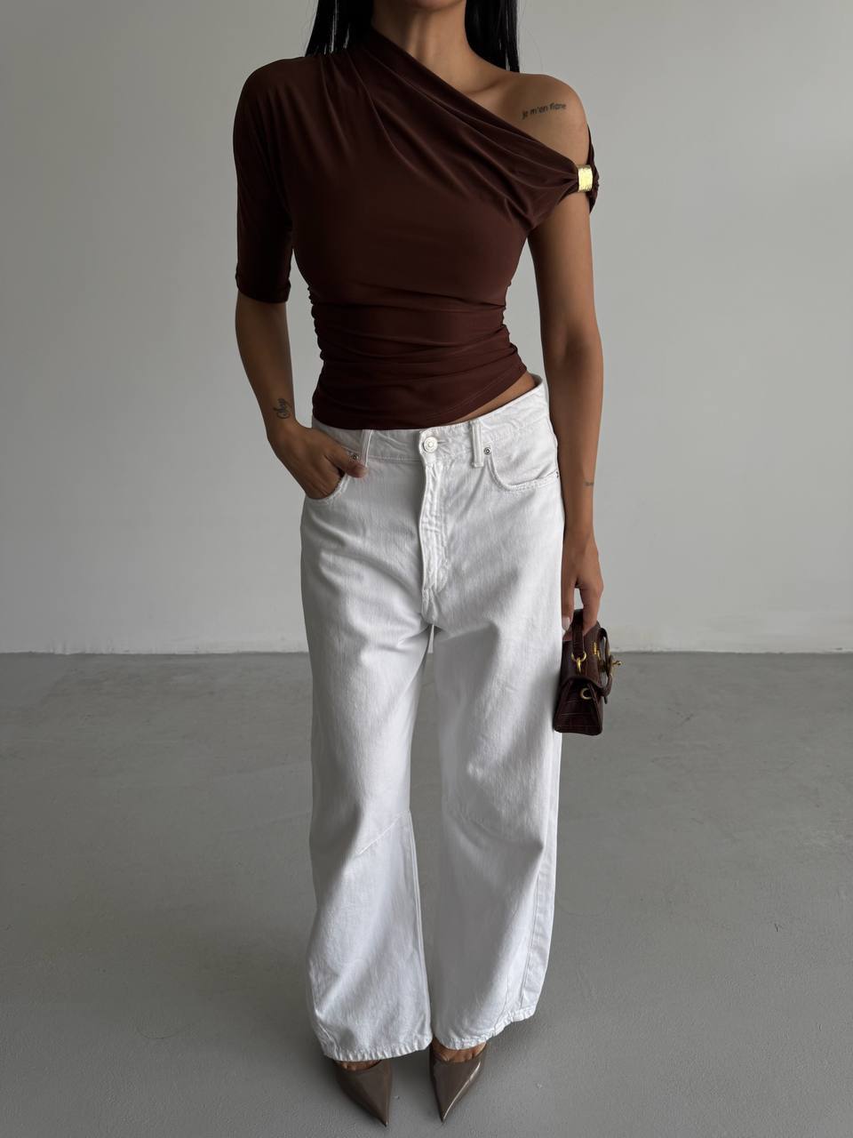 Sahara Gold-Detail Top
