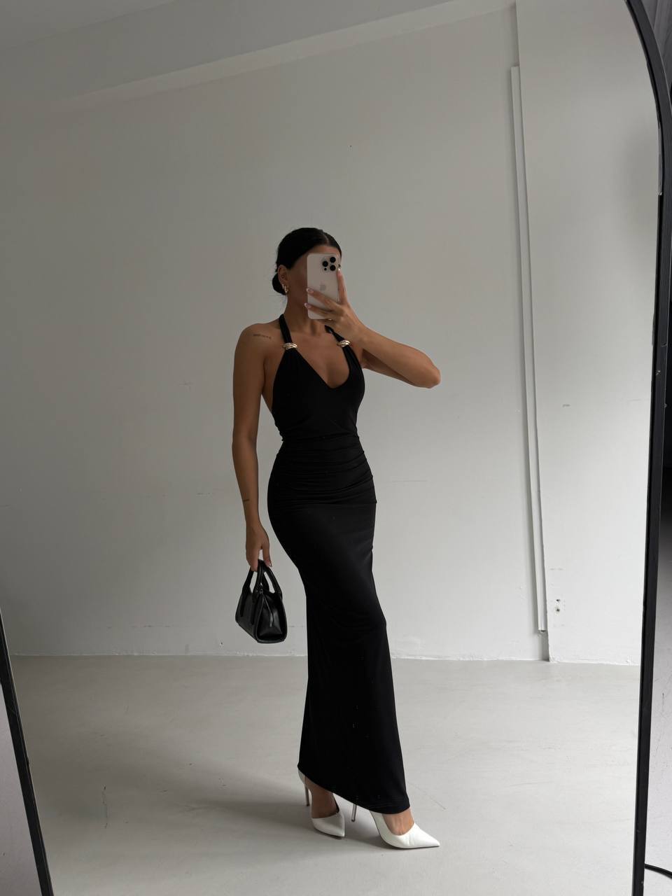 Roma Halter Midi Dress